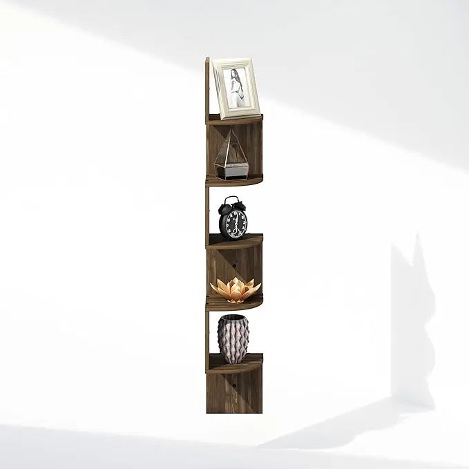 5-Tier Floating Wall Shelf