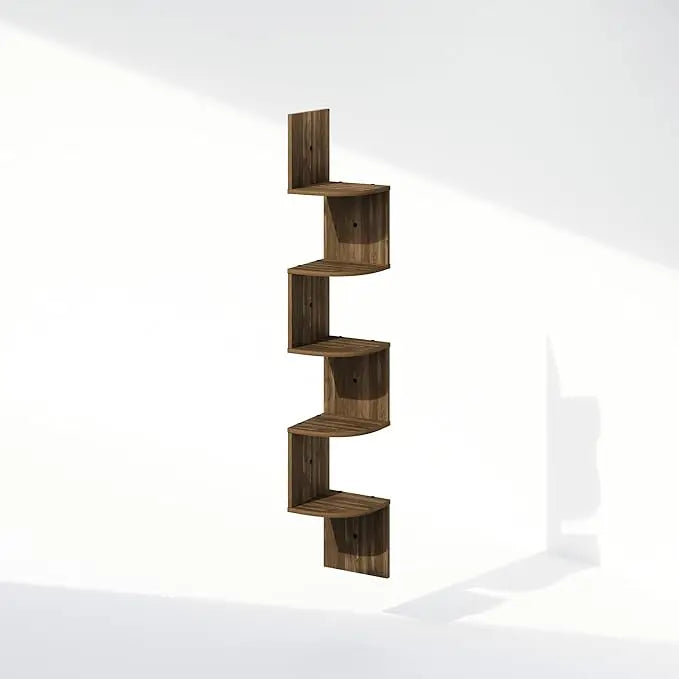 5-Tier Floating Wall Shelf