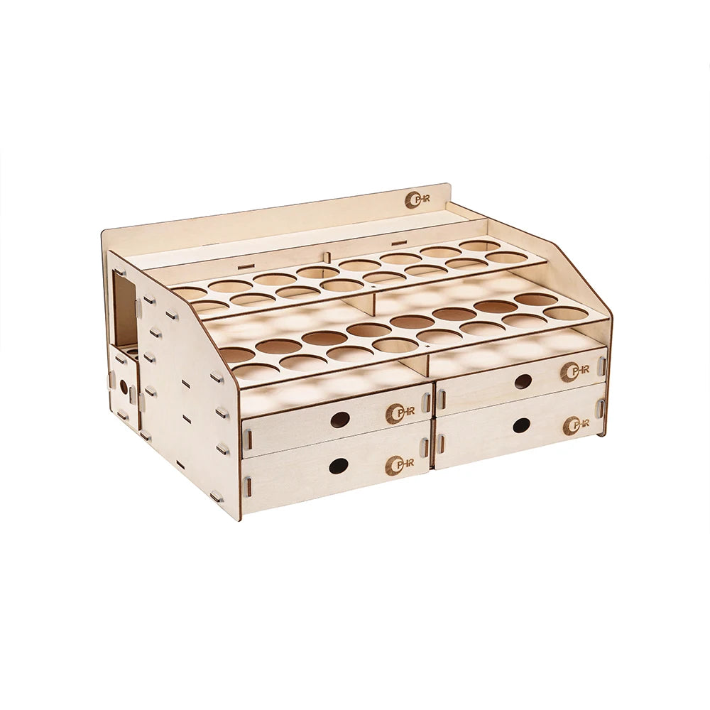 Wooden Hobby Paint Rack Storage Organizer