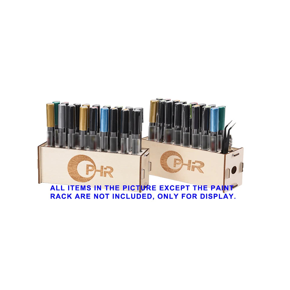 Wooden Hobby Paint Rack Storage Organizer
