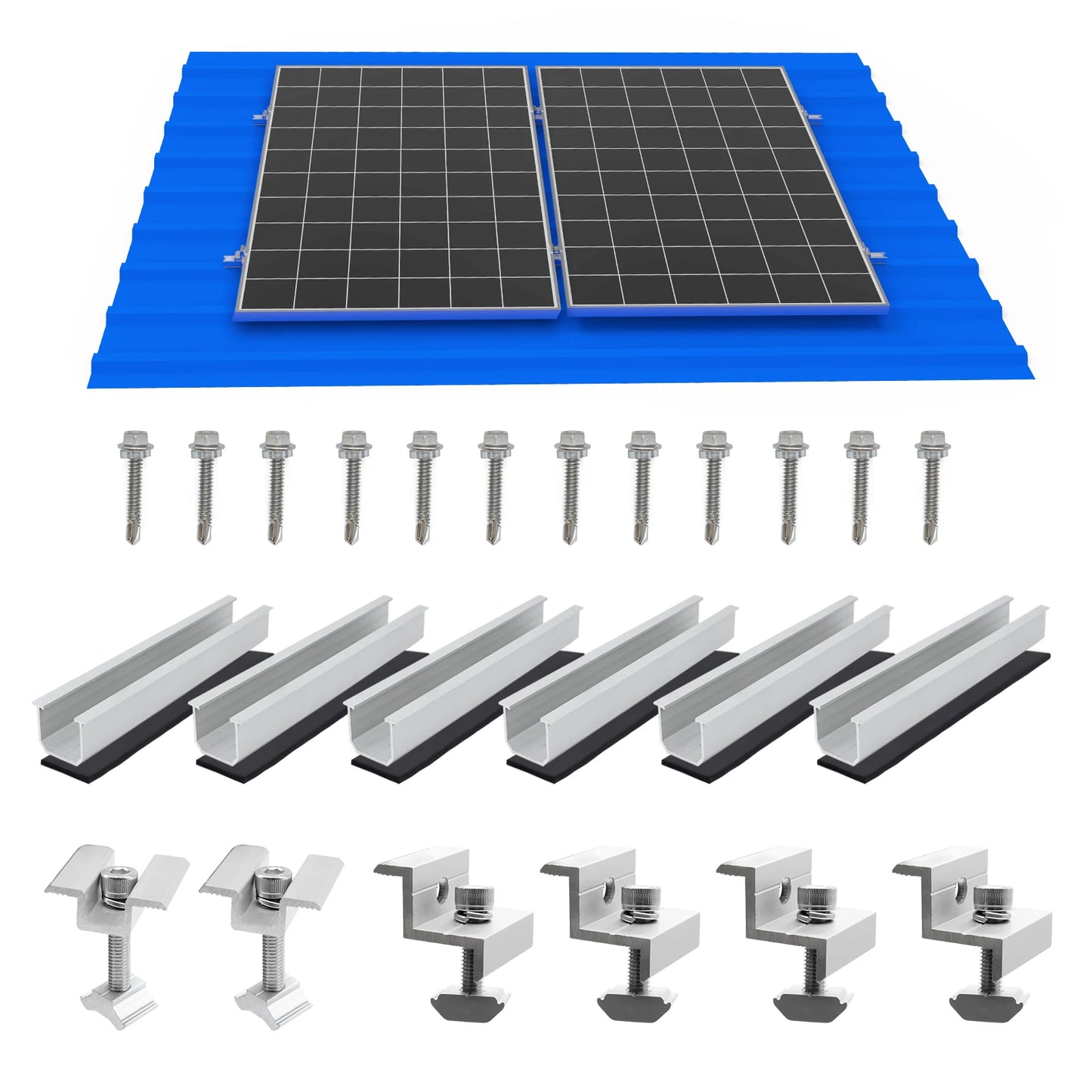 Solar Panel Mount Bracket Kit