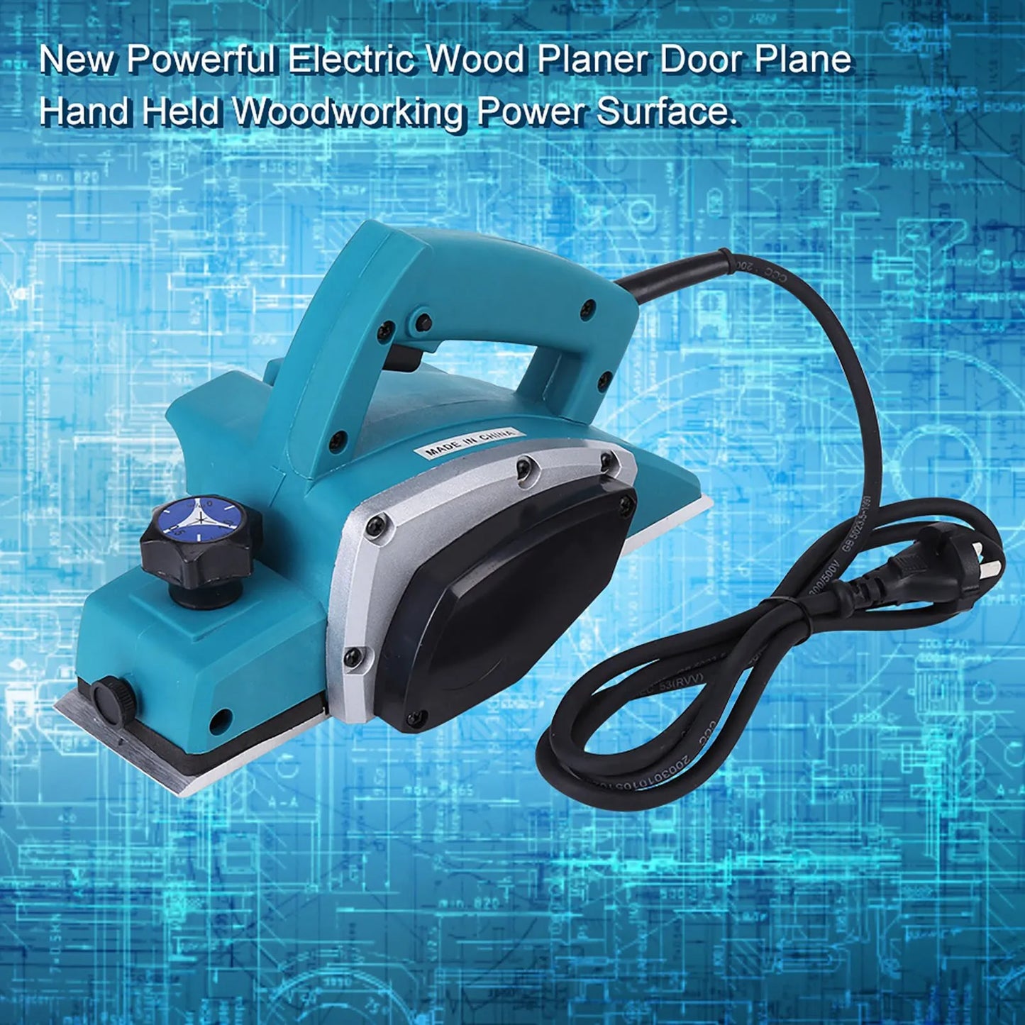 Portable Electric Planer Woodworking Power Tool