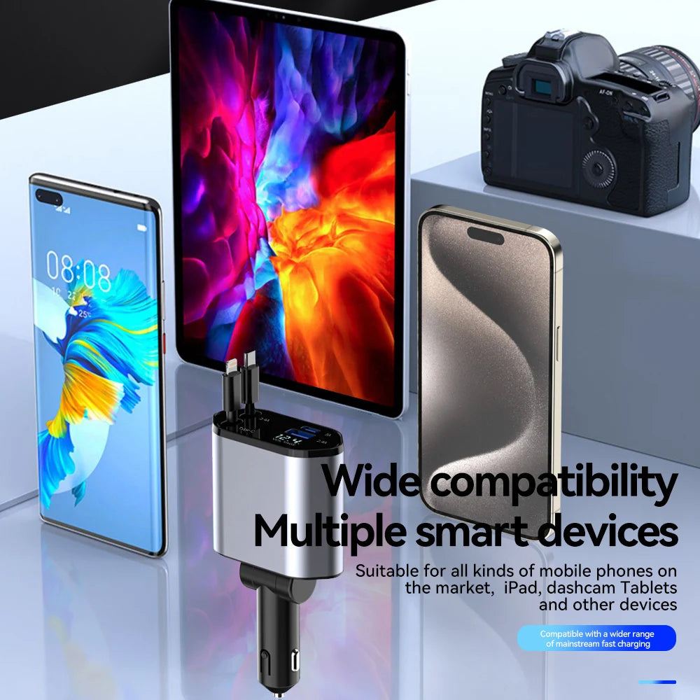 Car Charger Adapter USB Type C