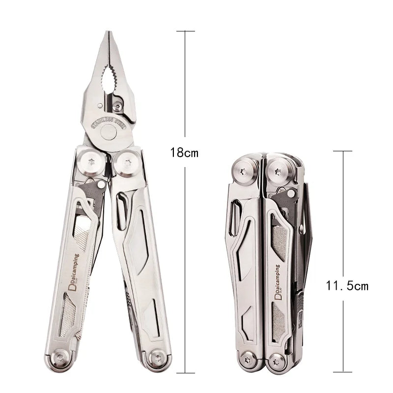 Hand Multi-tool: Clamp Knives Cutters
