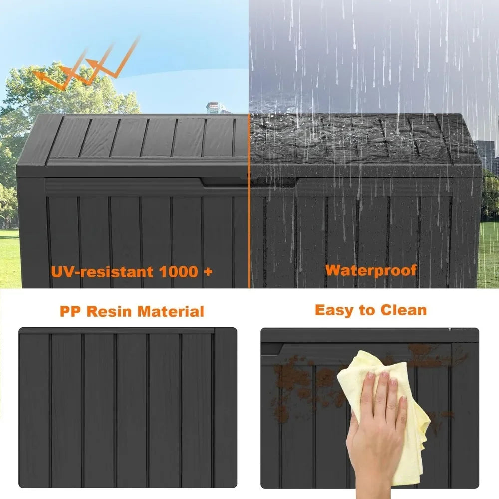 80 Gallon Resin Deck Box