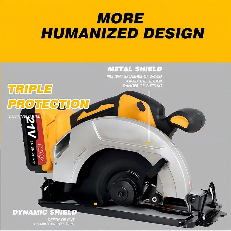 7-1/4 Inch Cordless Circular Saw uses DEWALT 20V MAX Battery (Not Included)