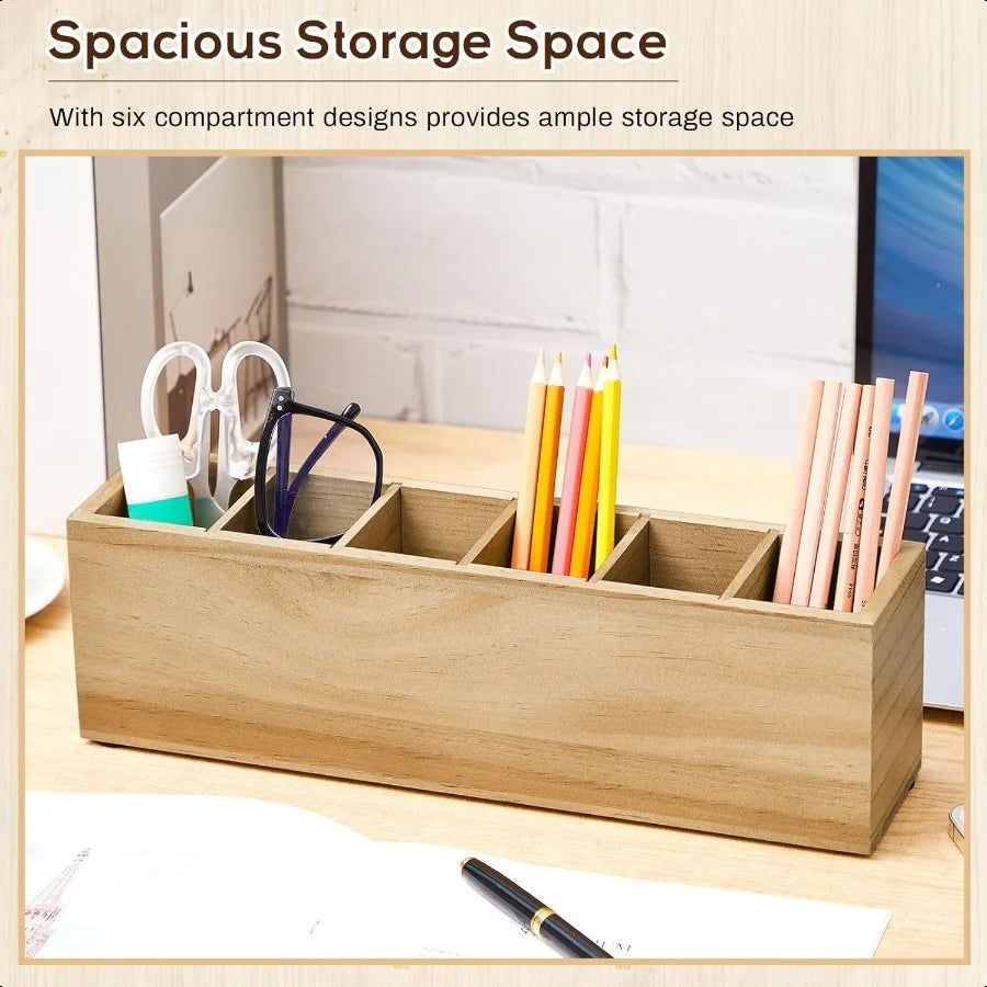 Wood Office Desk Organizer