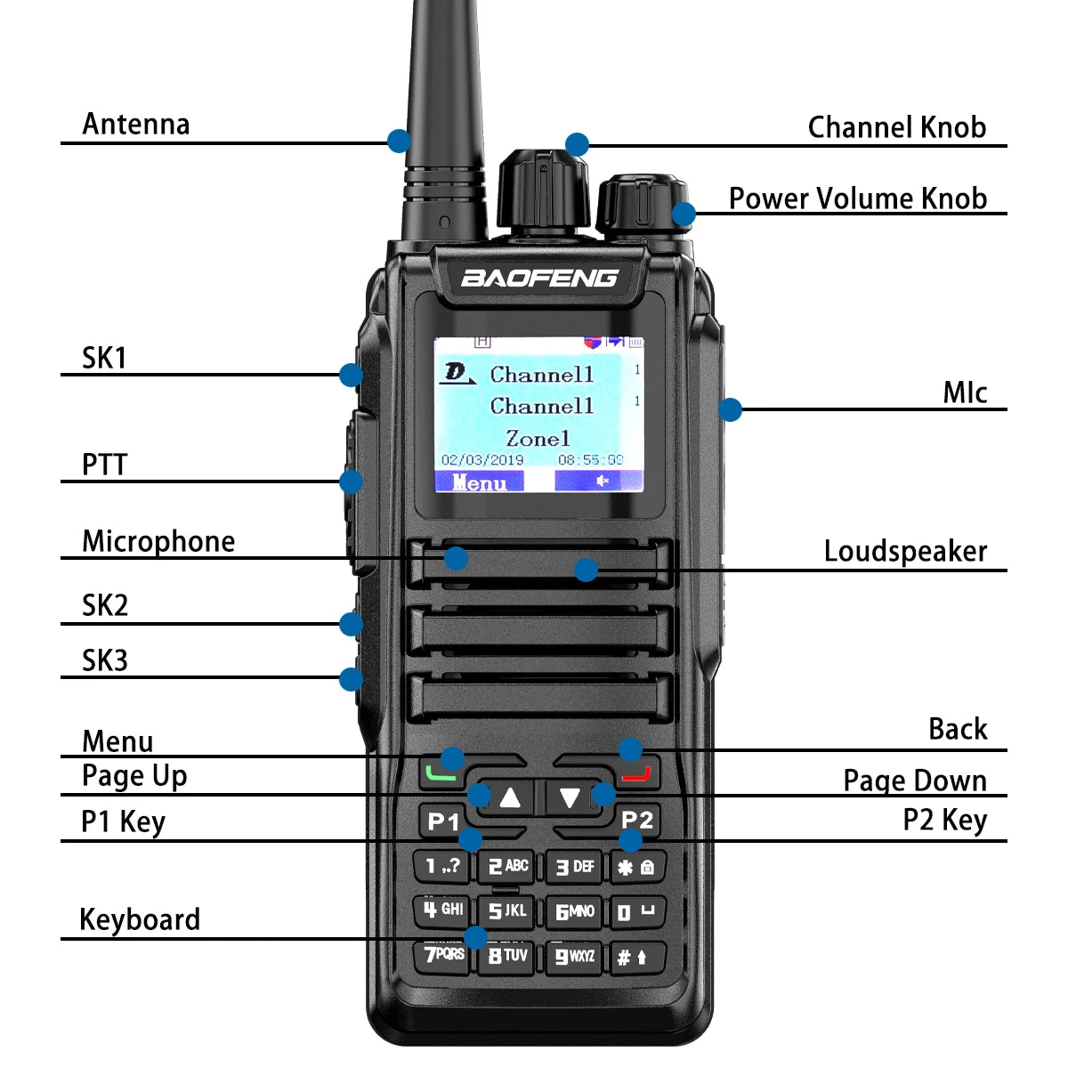 Dual Mode Analog and Digital Walkie Talkie