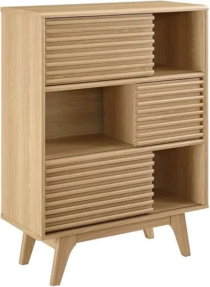 Three Tier Display Storage Cabinet