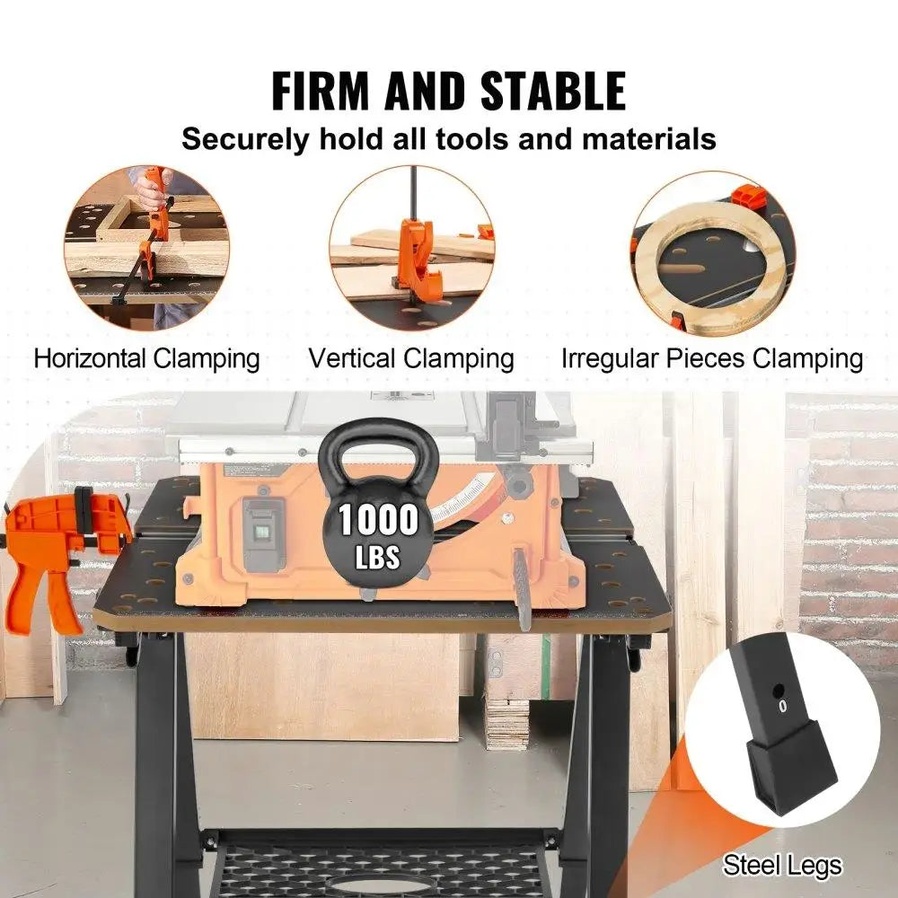 Folding Worktable 2 in 1 Sawhorse