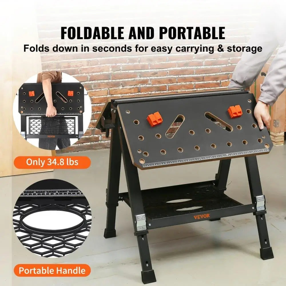 Folding Worktable 2 in 1 Sawhorse