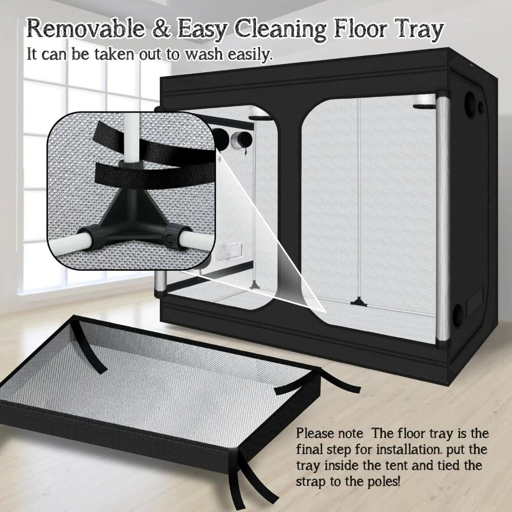 Hydroponic Indoor Grow Tent with Window
