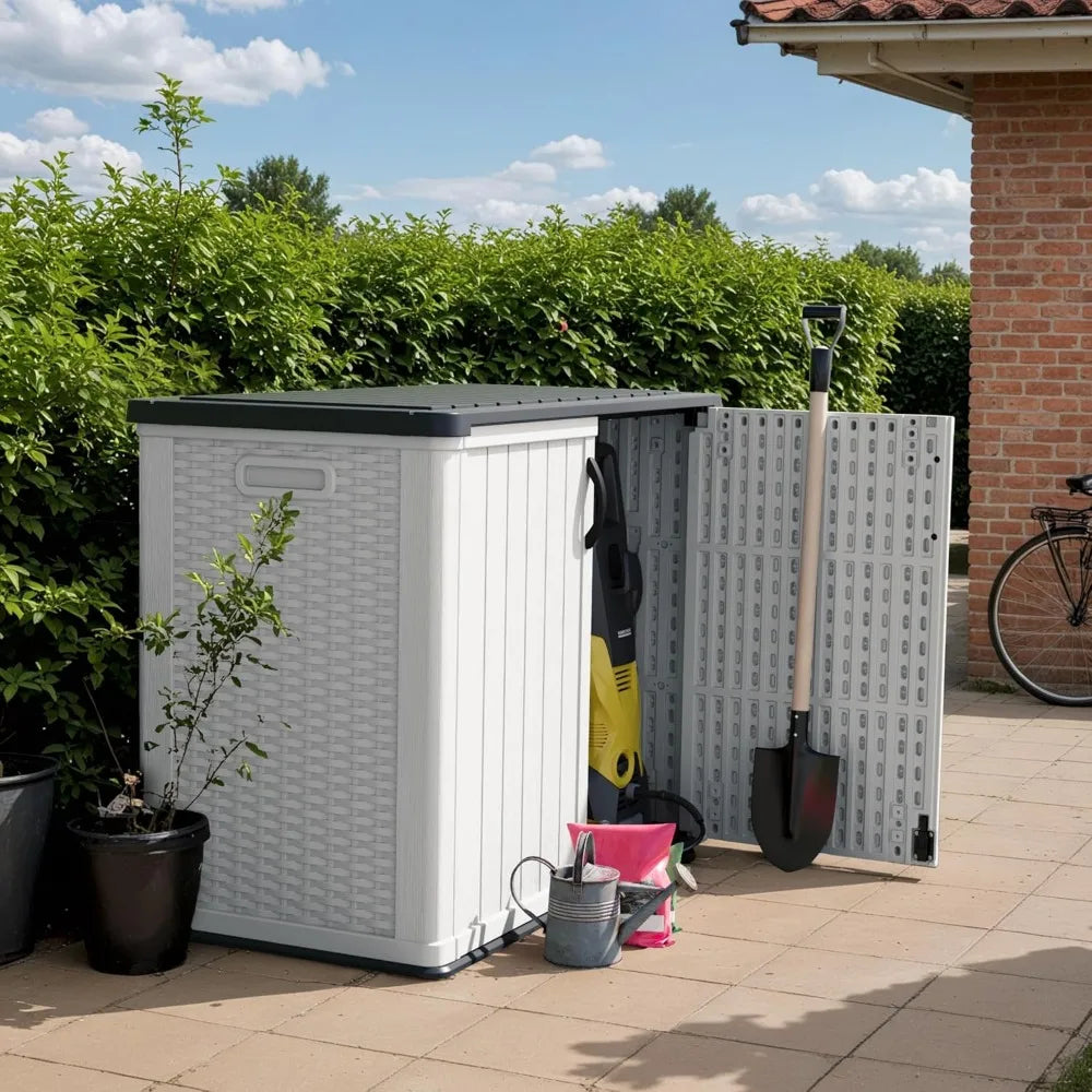 Outdoor Storage Cabinet Lockable Doors