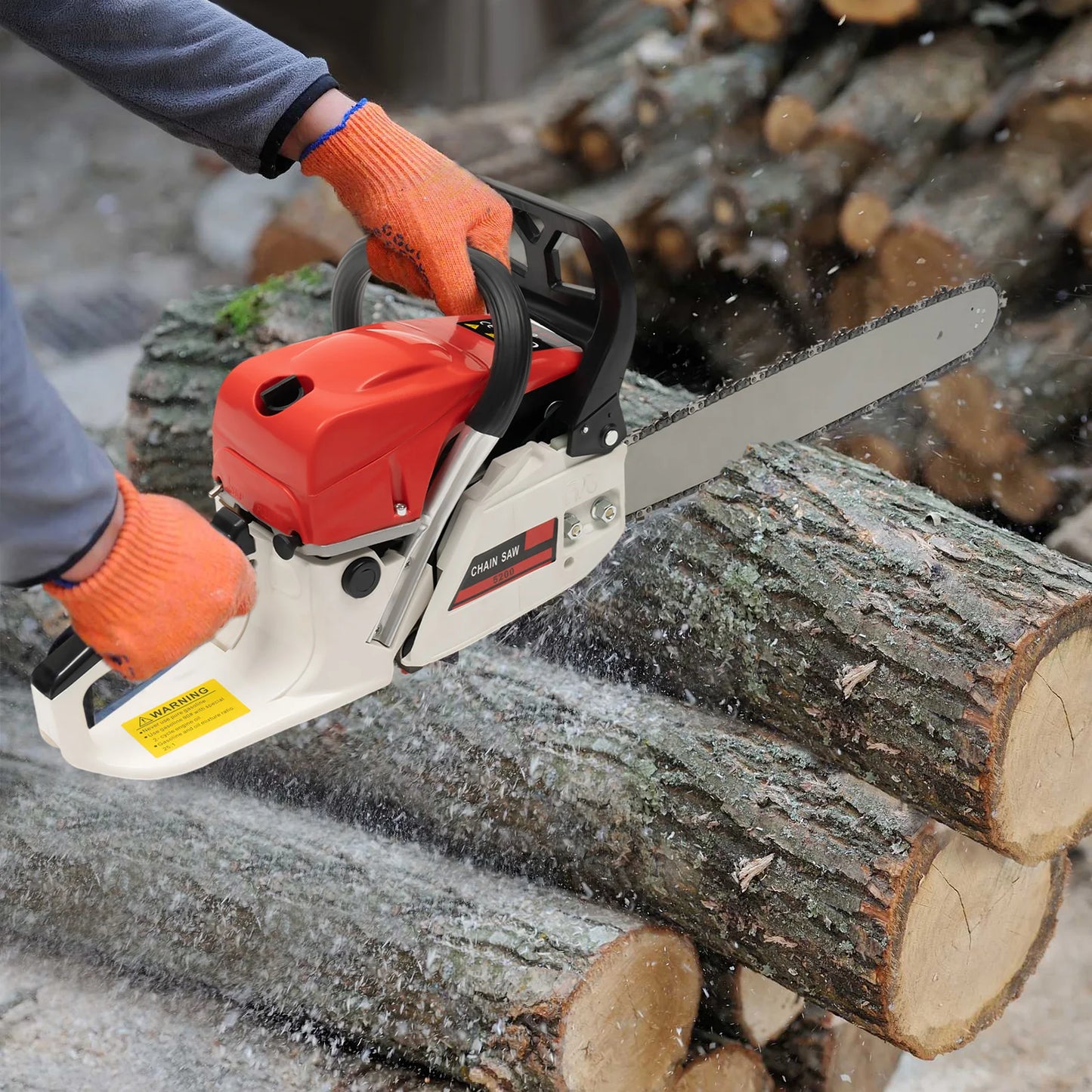 Gasoline Chainsaw with 20-inch Bar