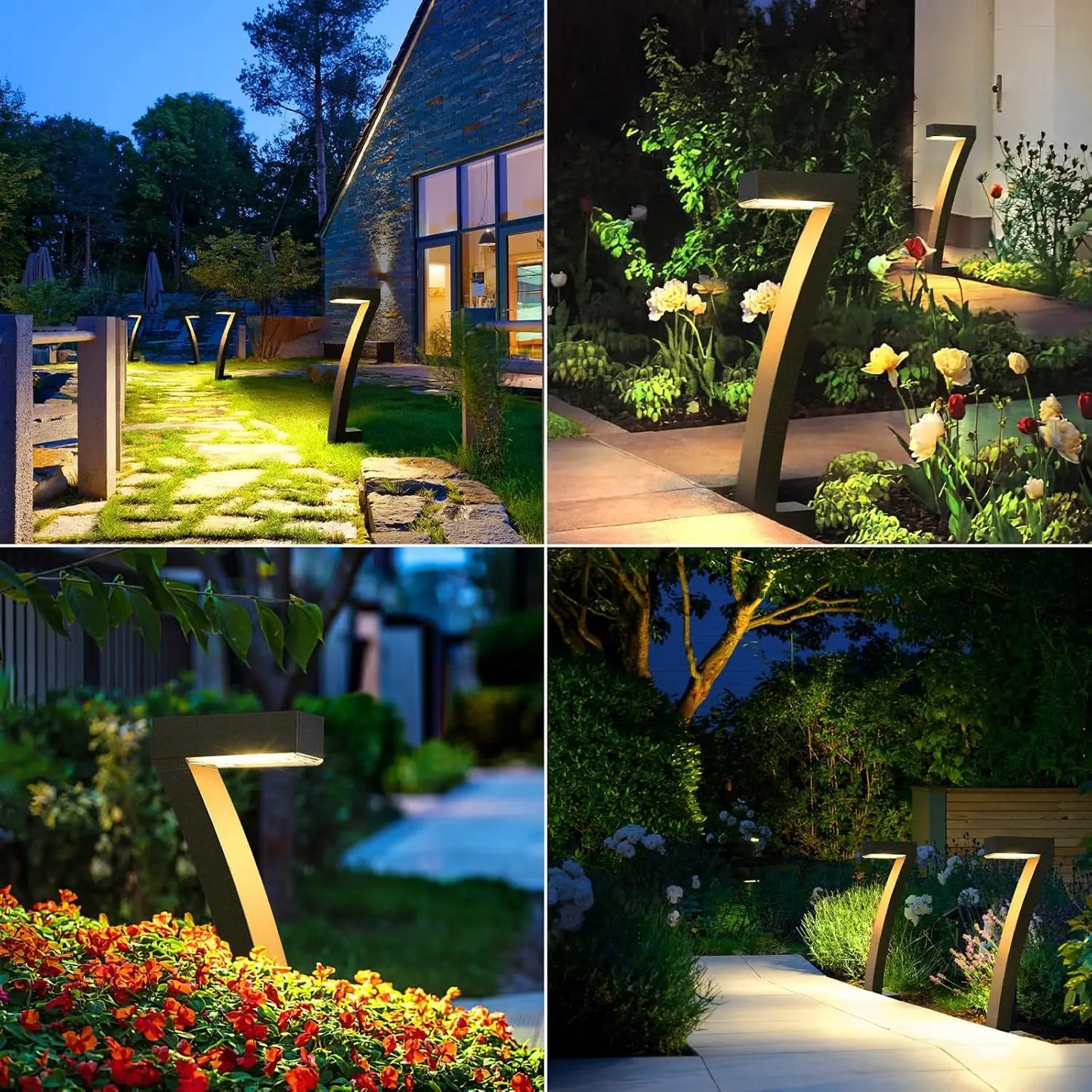 Bright Solar Outdoor Pathway Lights
