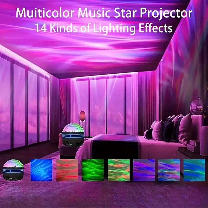LED Colorful Galaxy Sky Indoor Projector