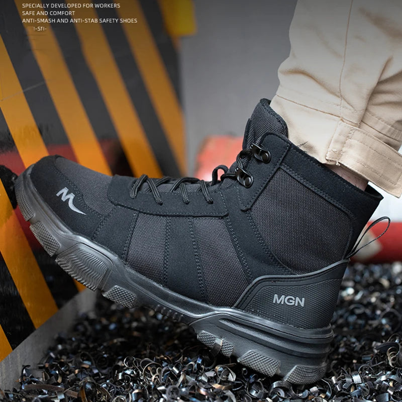 Safety Shoes Men Steel Toe Shoes