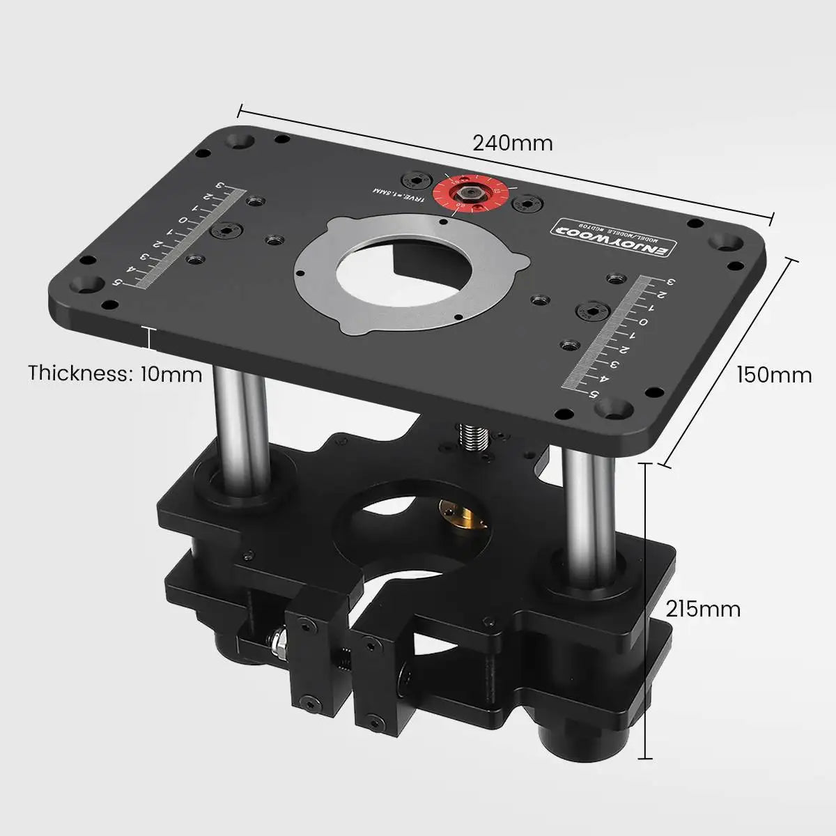 Wood Router Table Set Up Lift