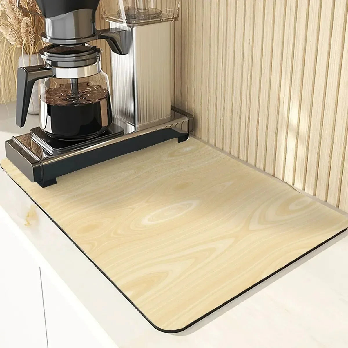 Wood Grain Mud Table Mat