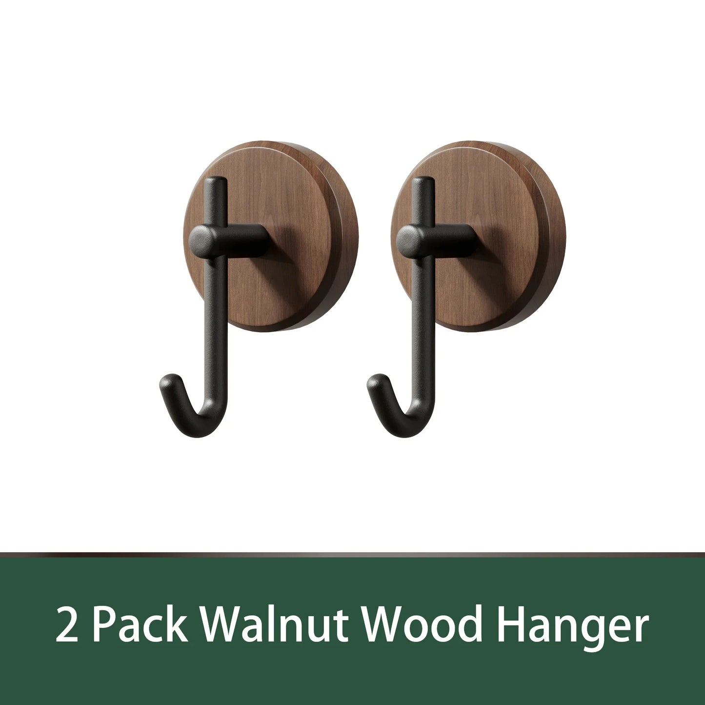 Adhesive Wood Wall Hooks