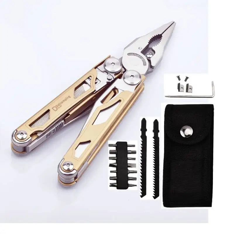 Hand Multi-tool: Clamp Knives Cutters