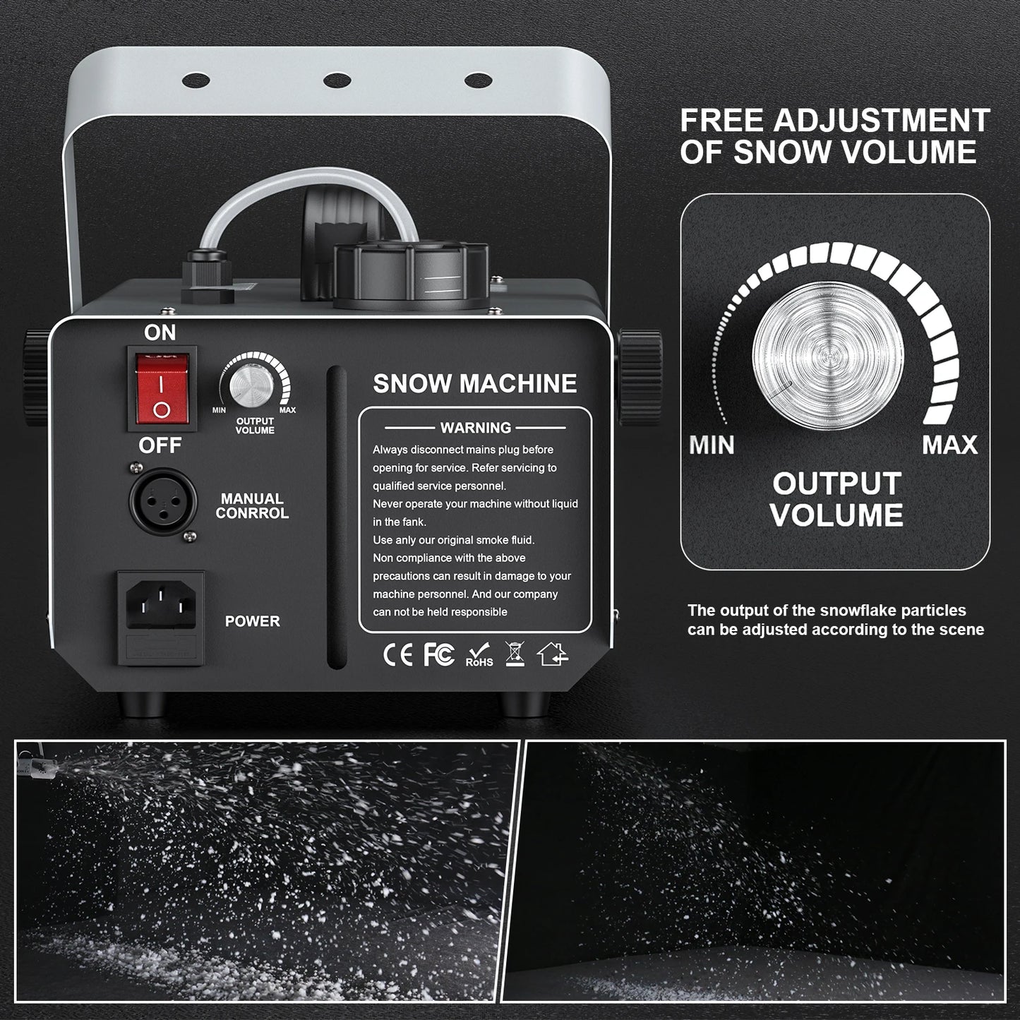 Snow Machine Dual Remote Control