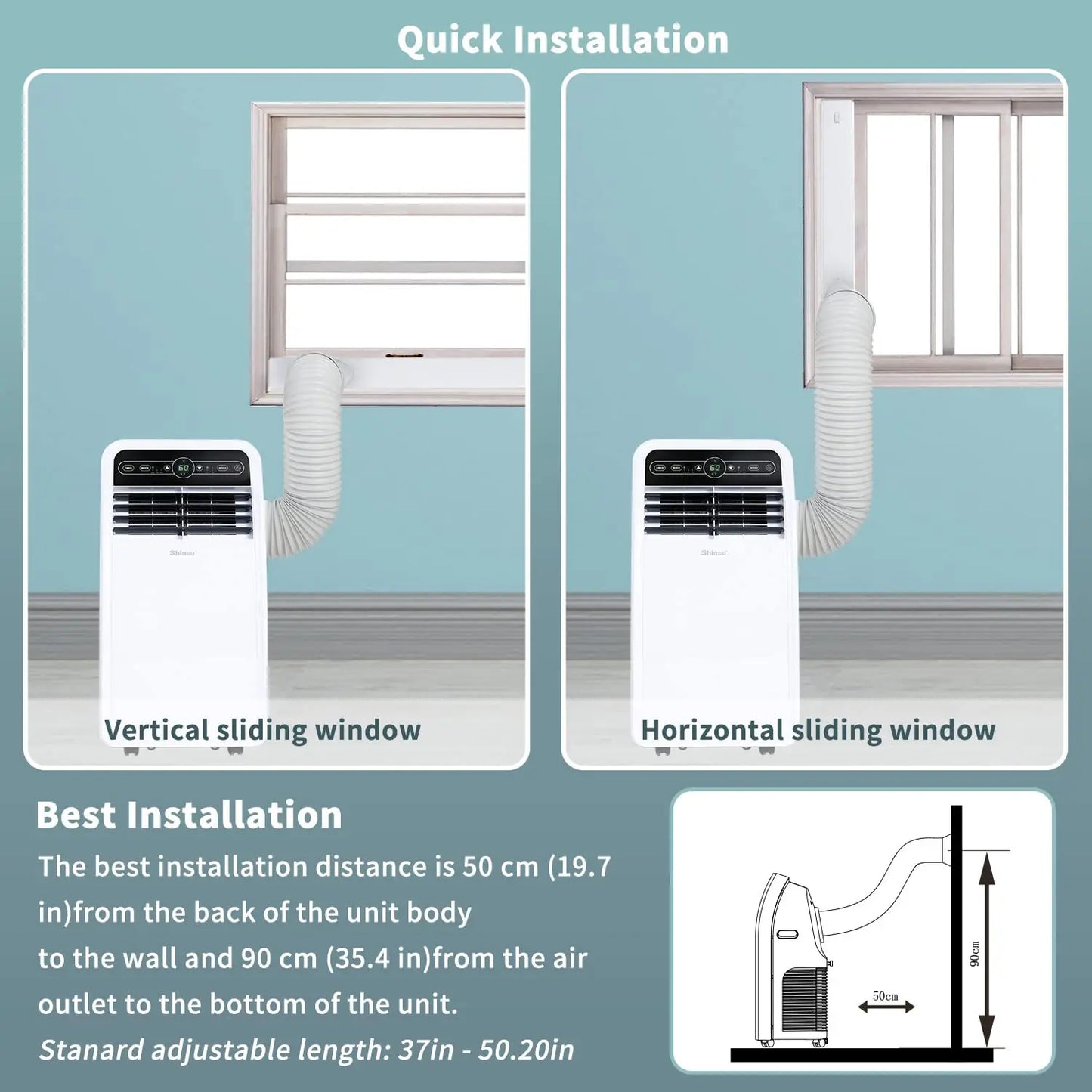 8K BTU Portable AC Unit with Dehumidifier