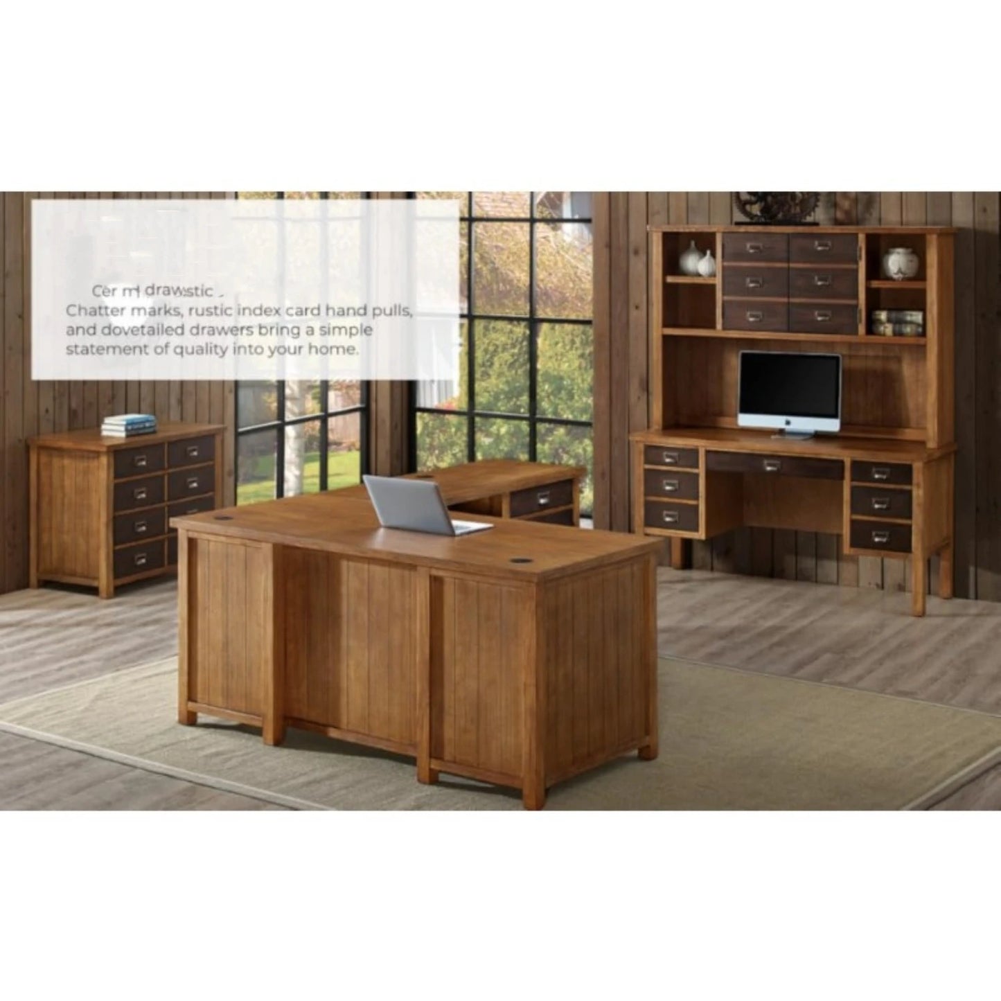 Home Office Computer Armoire Hutch