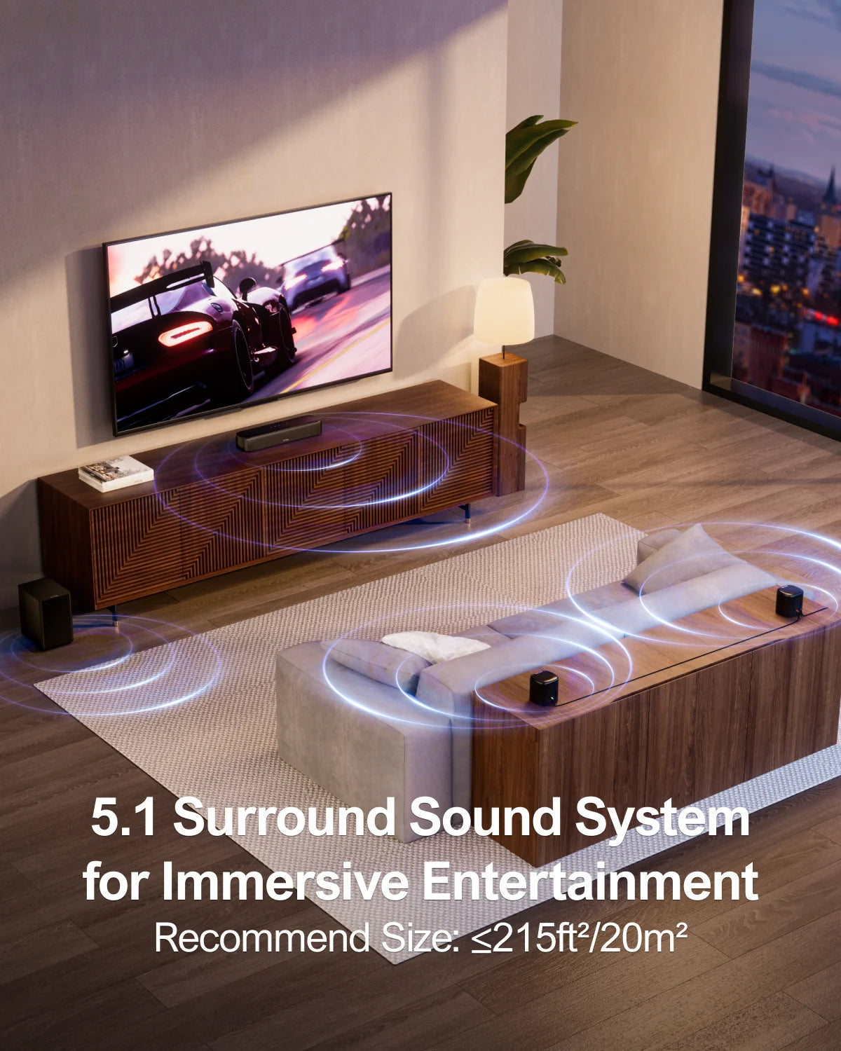 Home Theater Virtual Surround Sound System