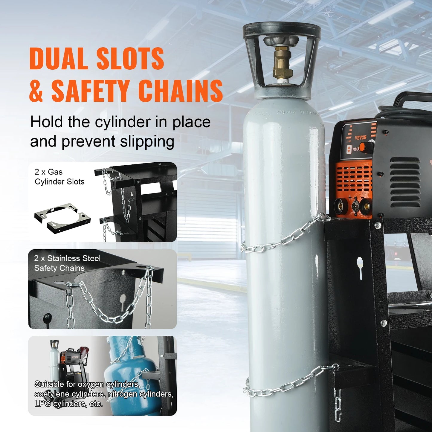 Heavy Duty Rolling MIG Welder Cart