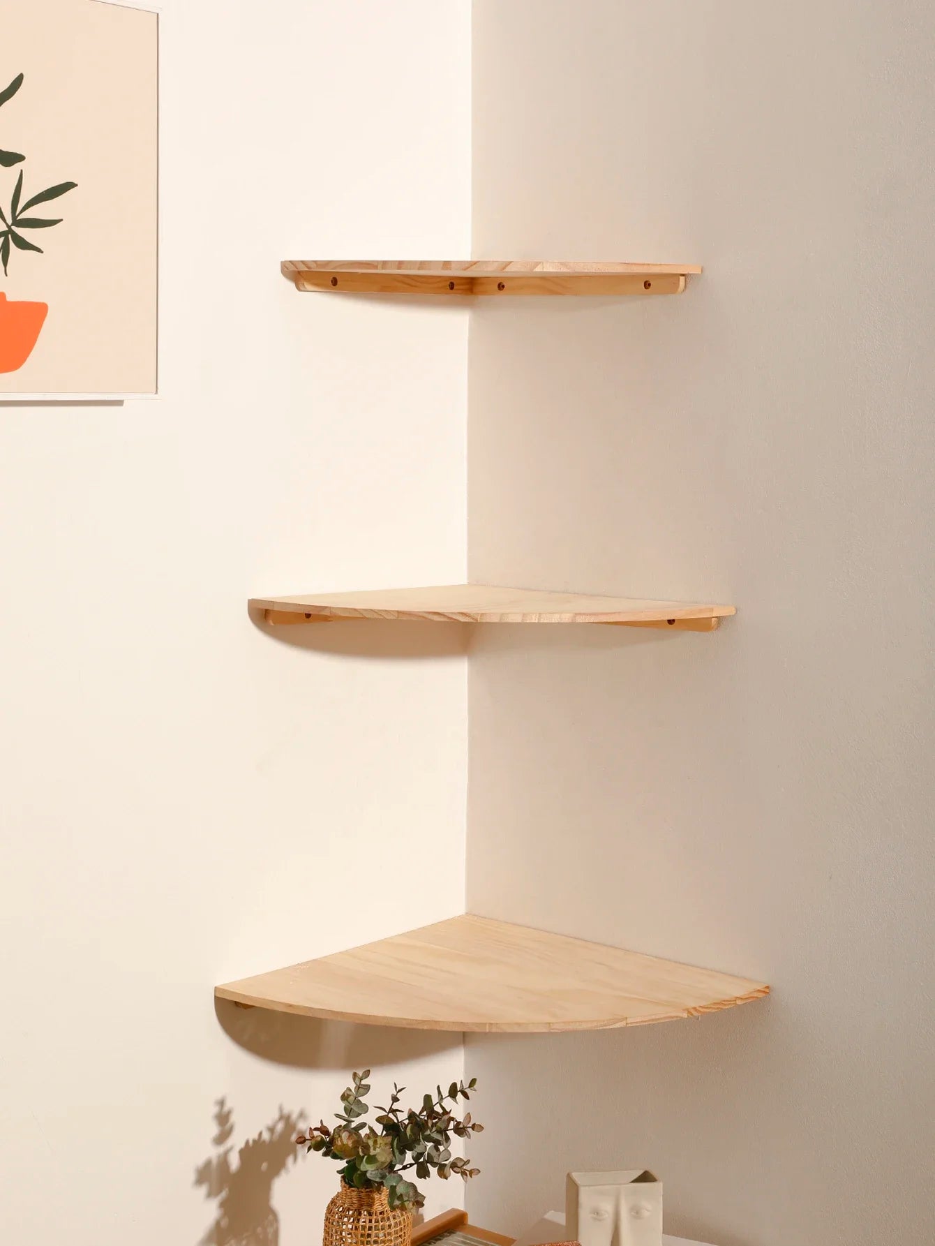 Scalloped Corner Shelves
