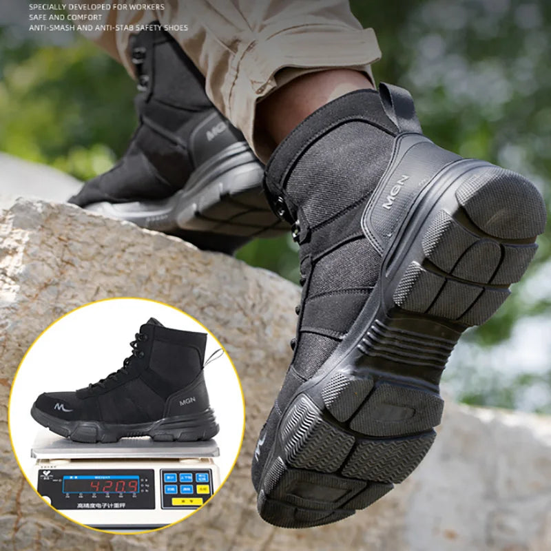 Safety Shoes Men Steel Toe Shoes