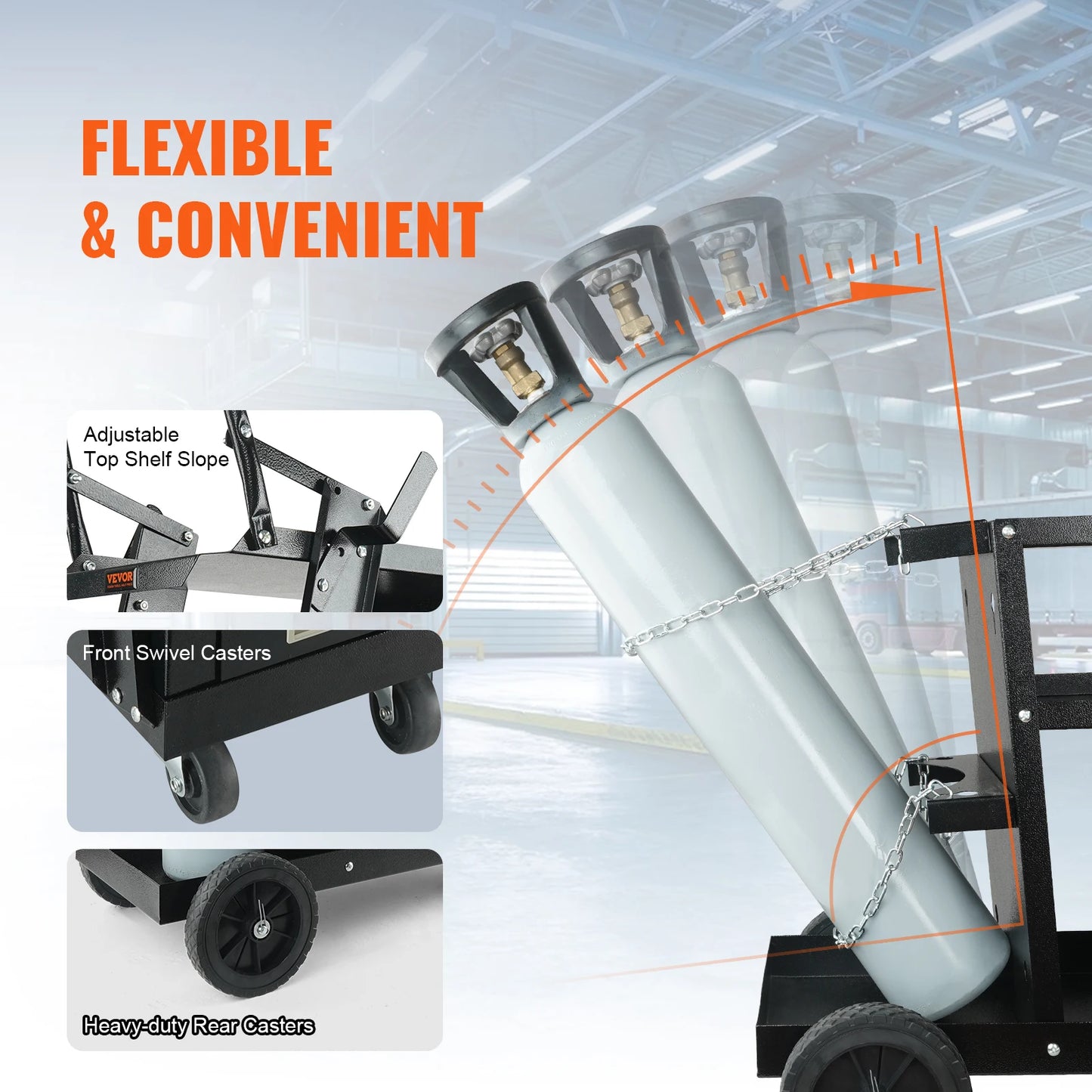 Heavy Duty Rolling MIG Welder Cart