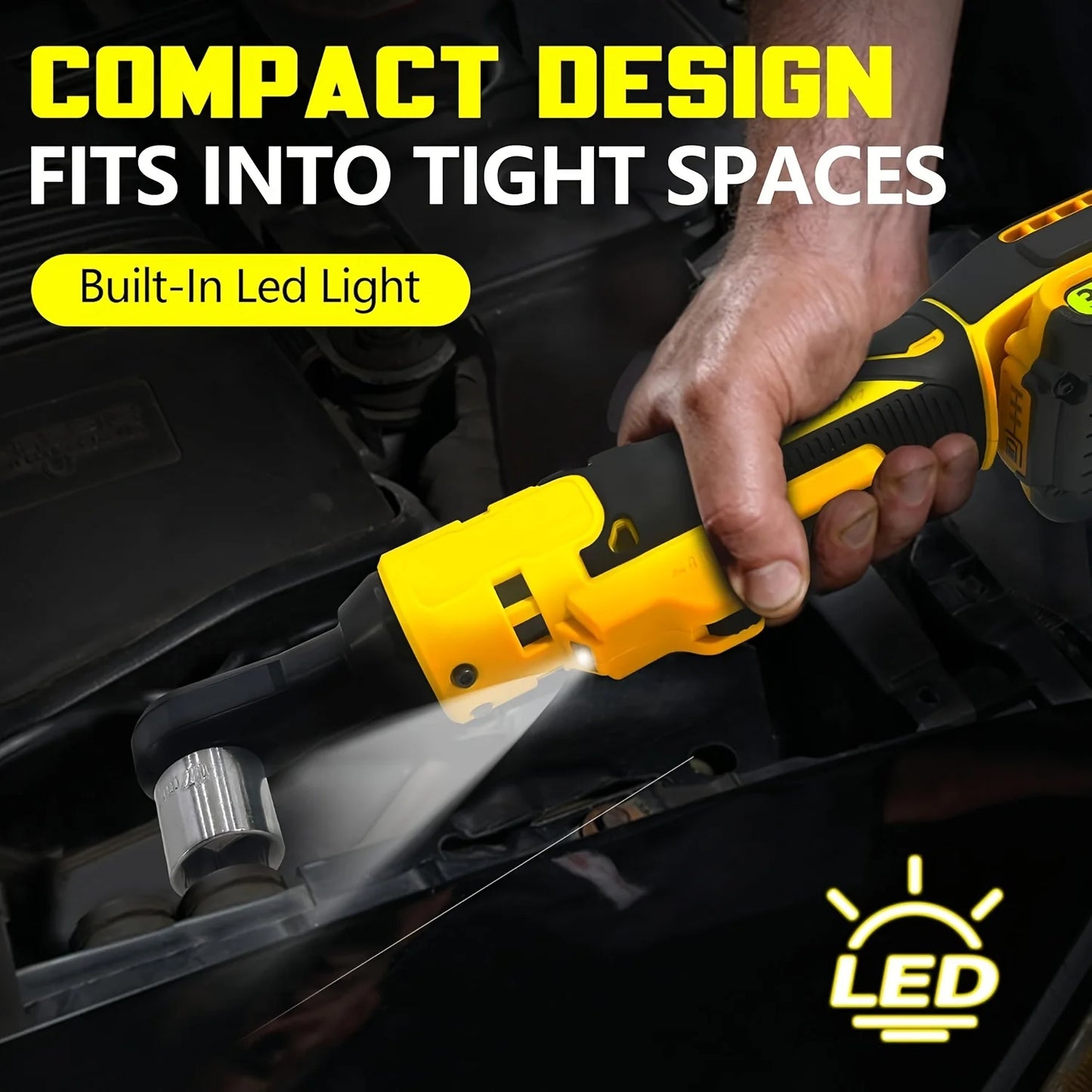 Electric Ratchet Wrench for Dewalt 20V Battery