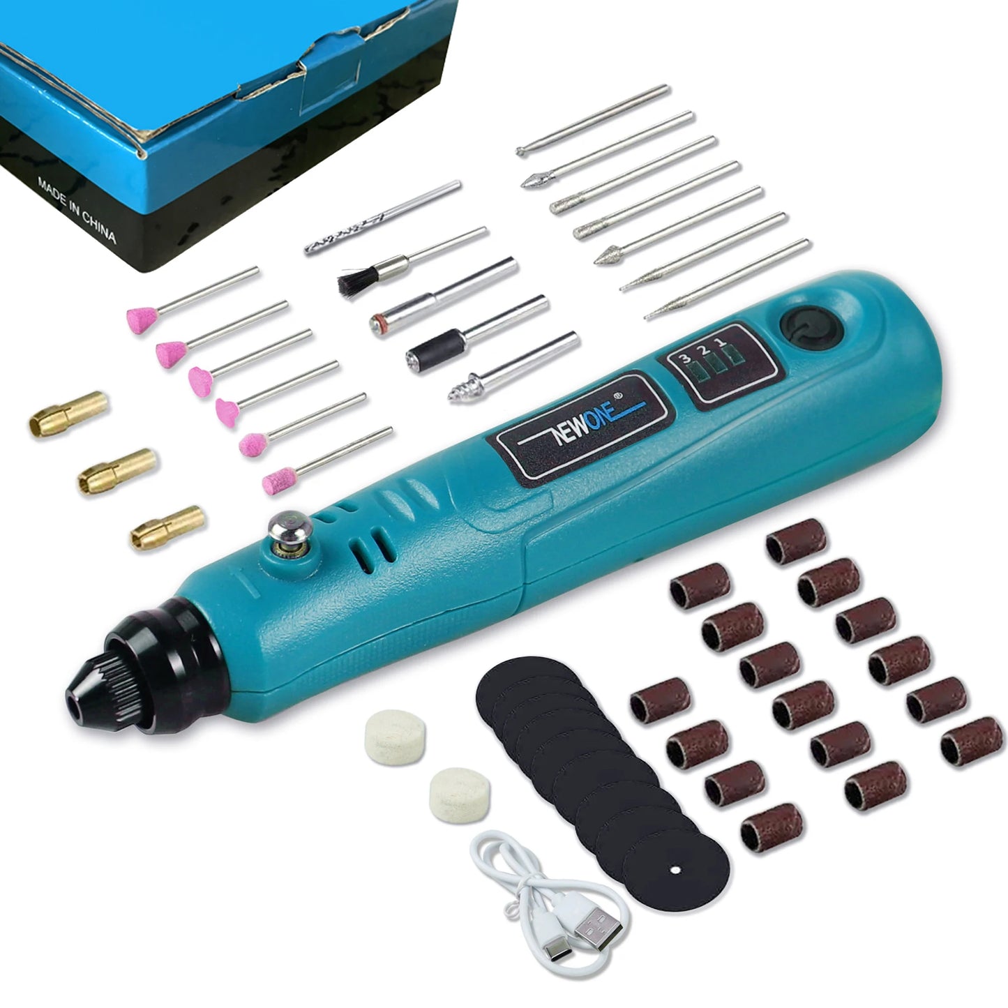 Mini Cordless Rotary Tool Kit, with Accessories