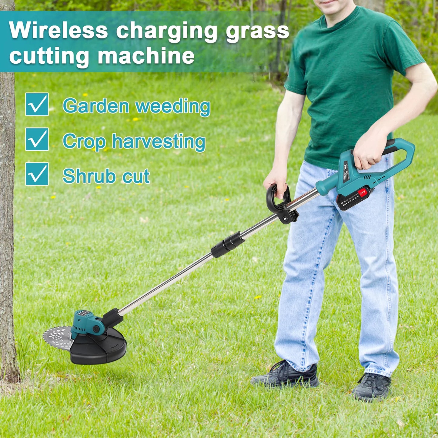 Electric Weed Mower Cordless Trimmer