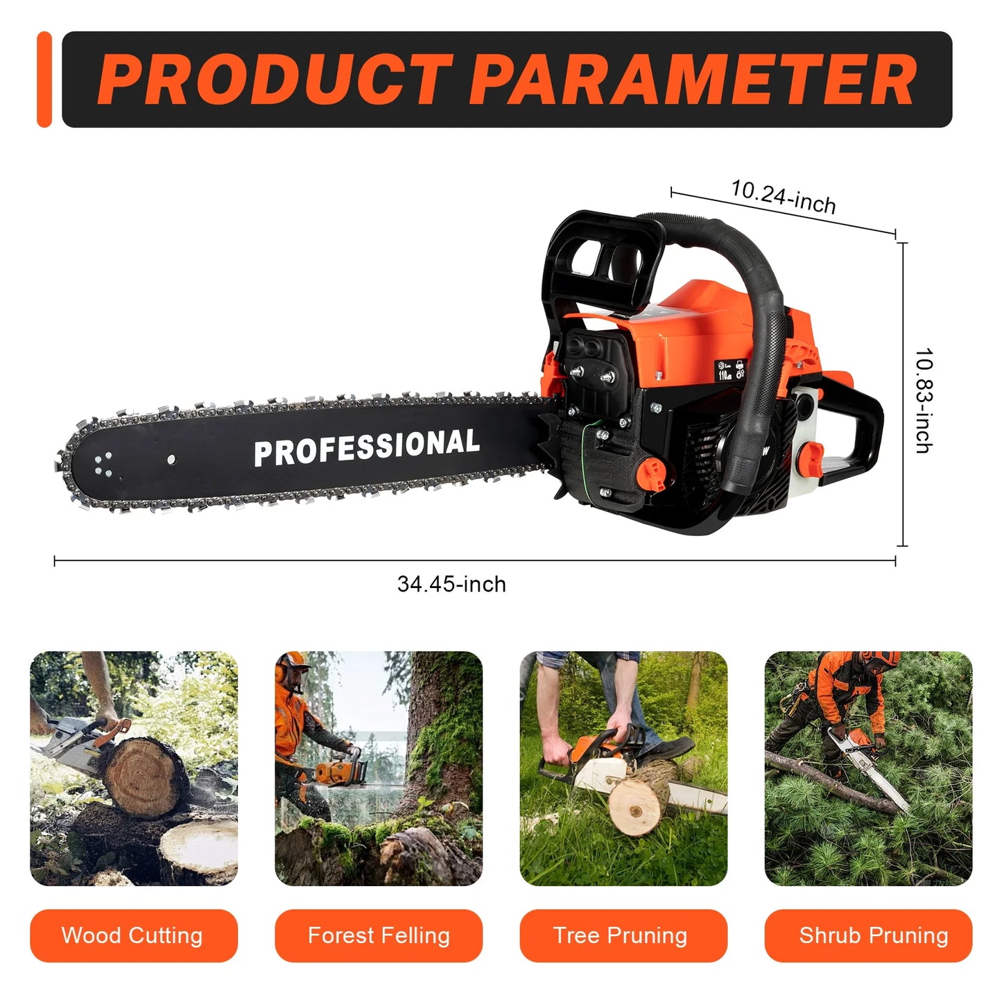 20" Gas Chainsaw