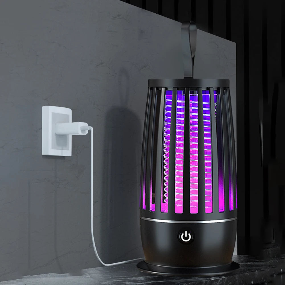 Electric Mosquito Fly Swatter with Night Light