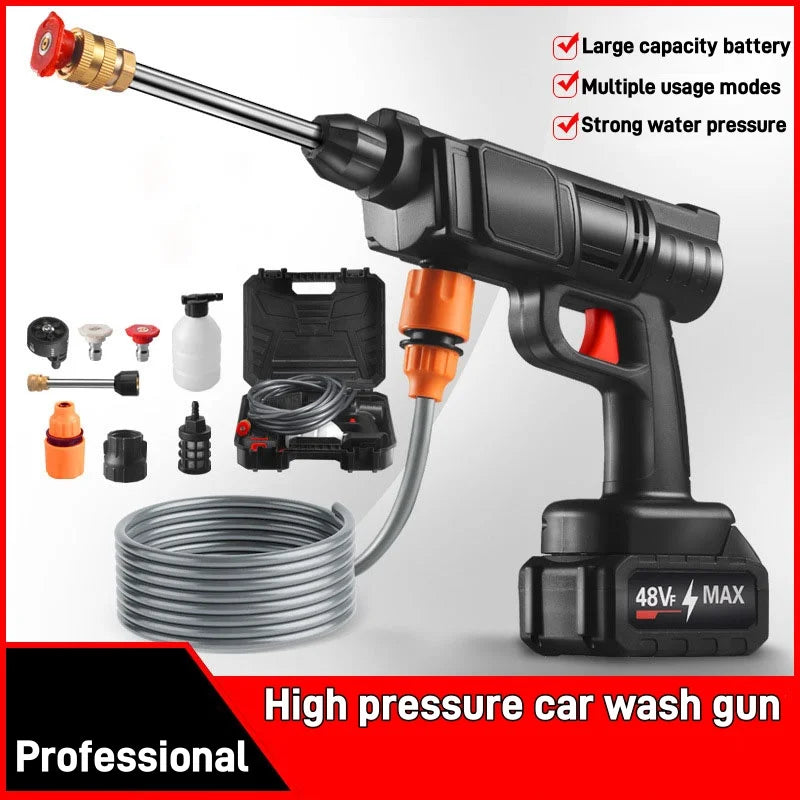 Portable Cordless Electric Multi-Nozzle High Pressure Washer