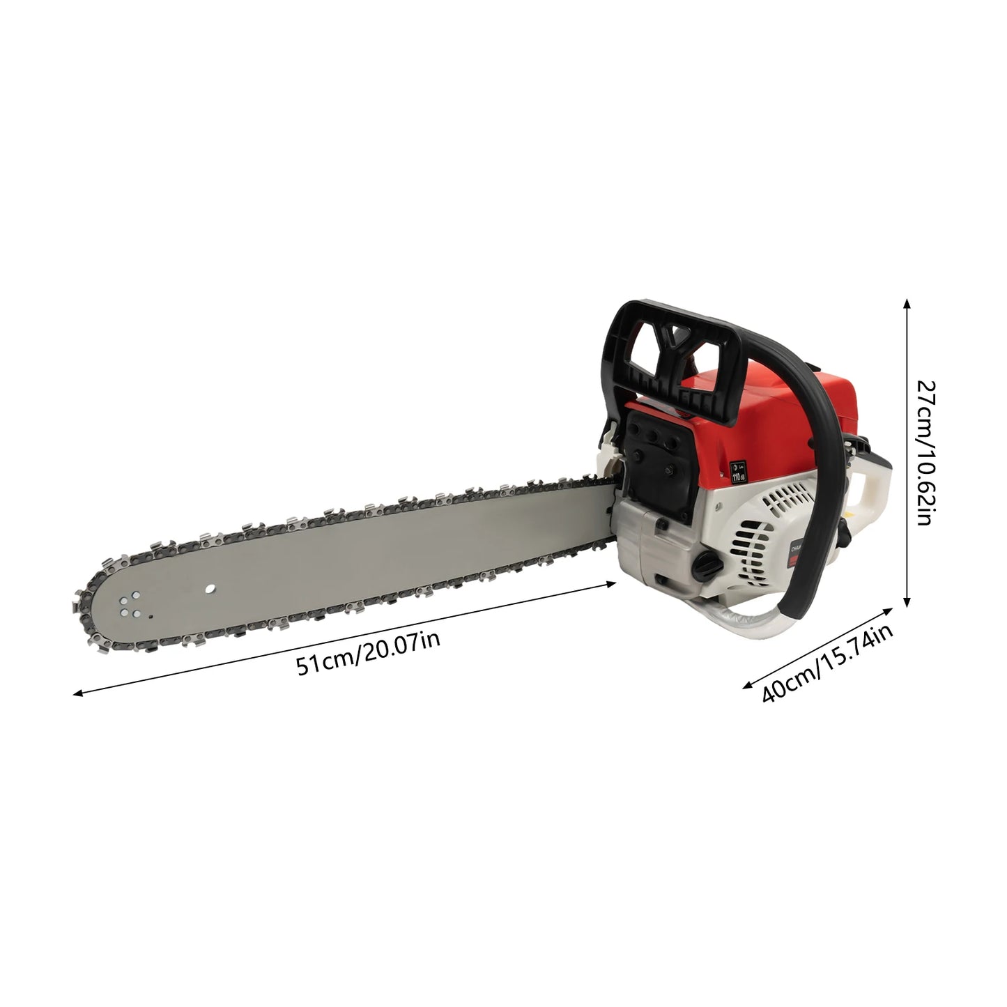 Gasoline Chainsaw with 20-inch Bar