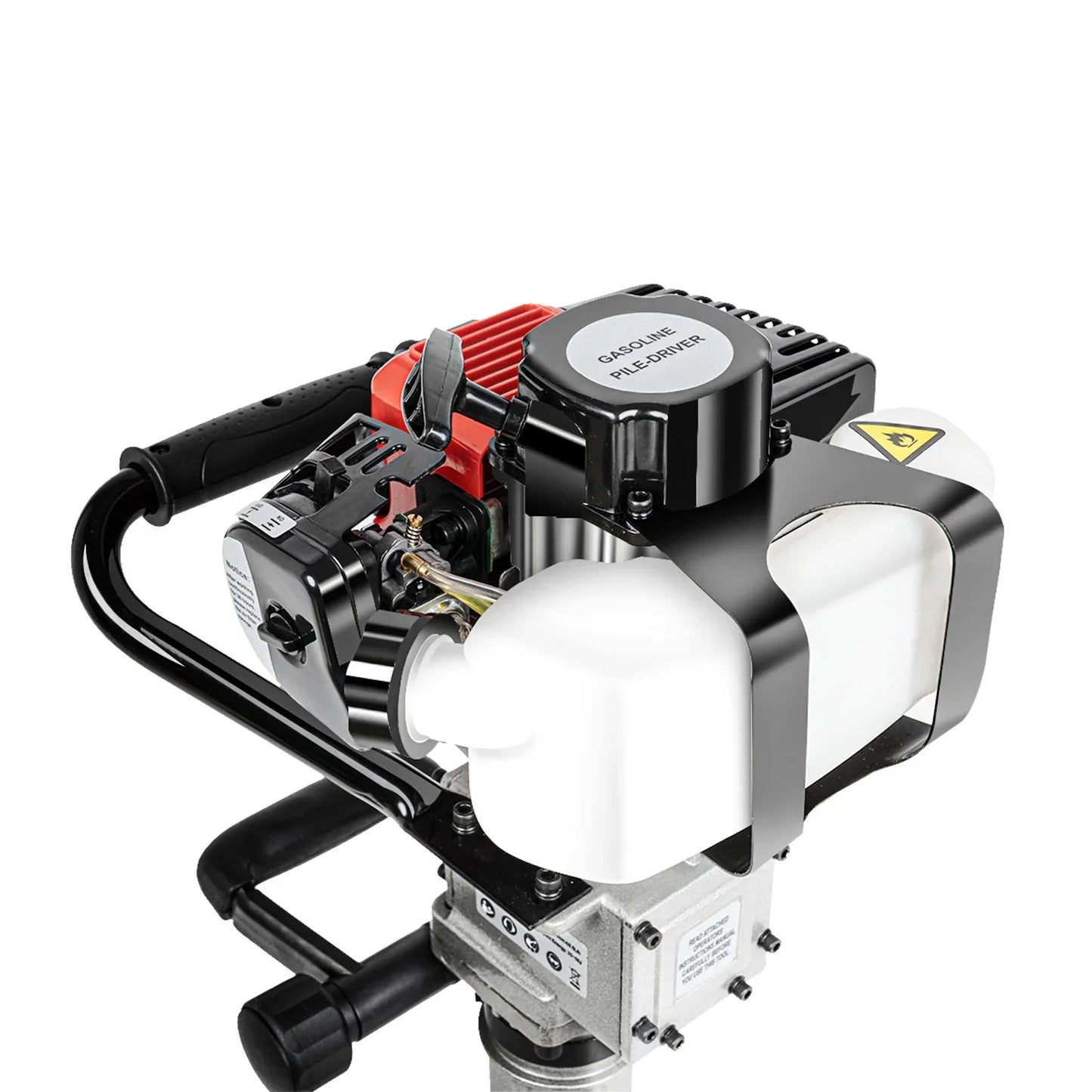Portable Gas-Powered Pile Driver Hammer