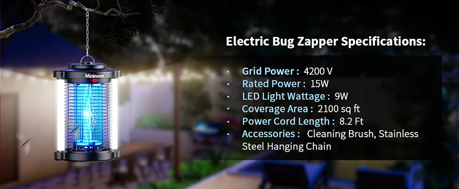 Outdoor Bug Zapper LED Light