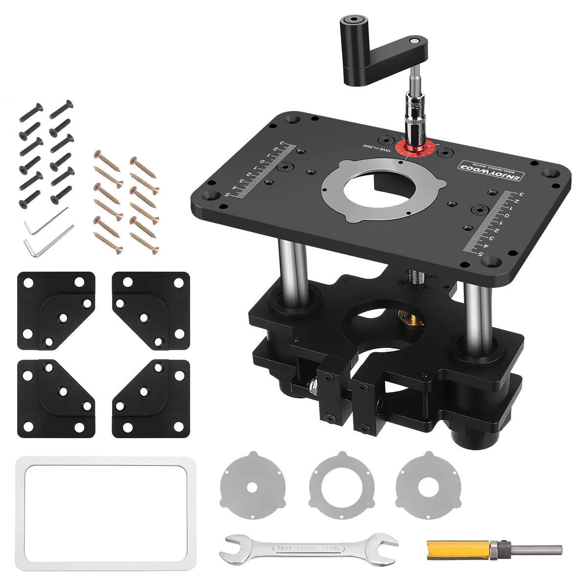 Wood Router Table Set Up Lift