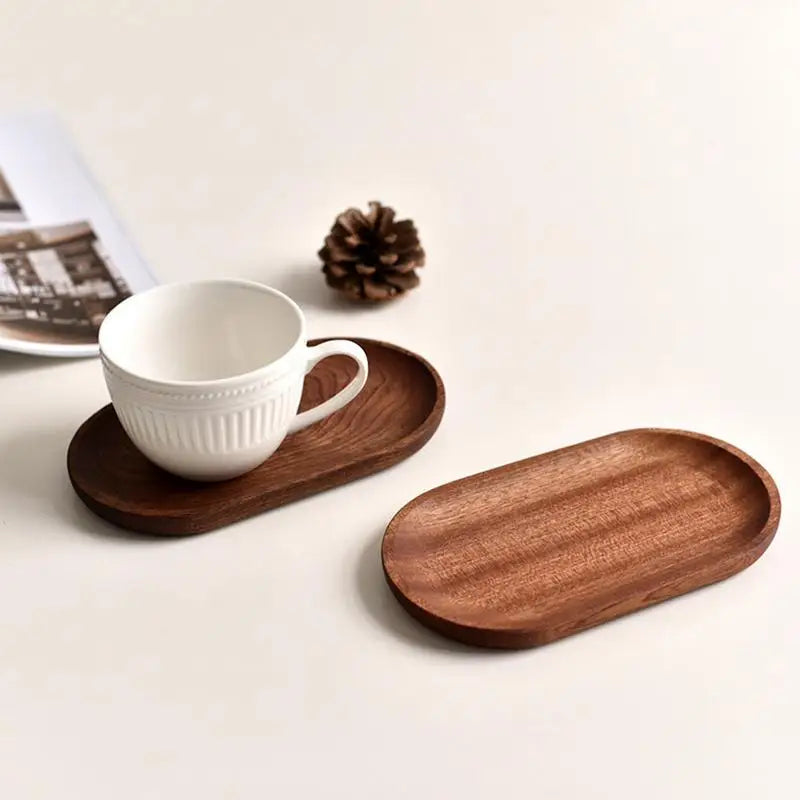 Wooden Oval Decorative Platter Tray
