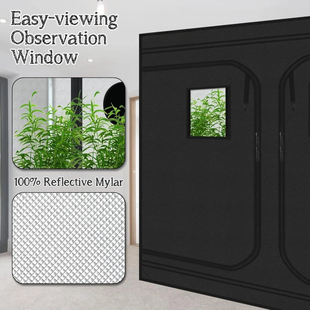 Hydroponic Indoor Grow Tent with Window
