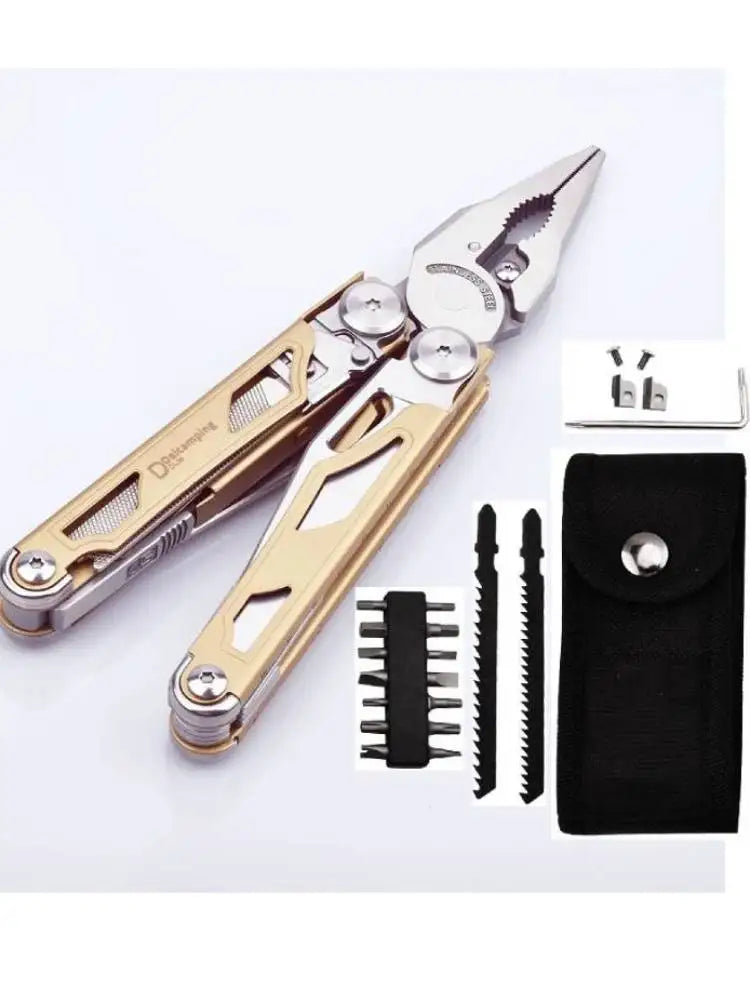 Hand Multi-tool: Clamp Knives Cutters