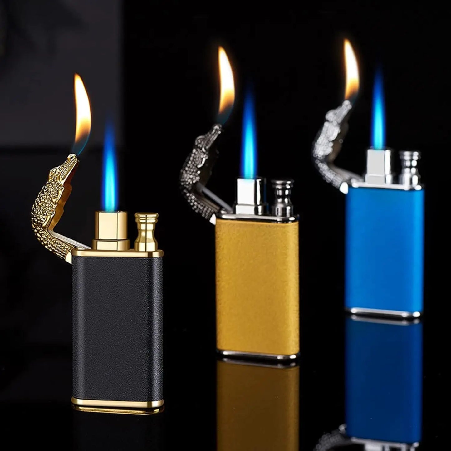 Windproof Jet Torch Lighter Refillable Butane