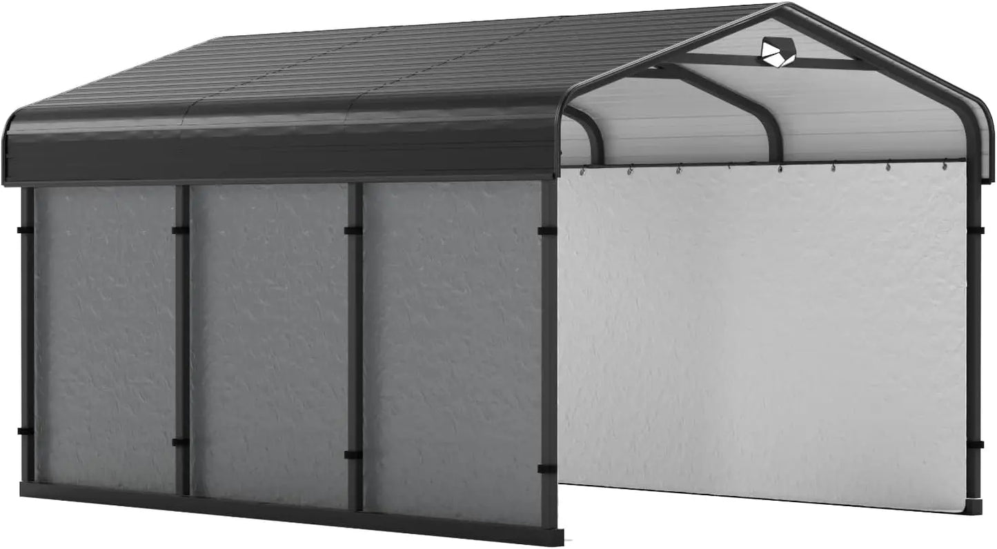 Metal Carport Canopy, Galvanized Steel Roof