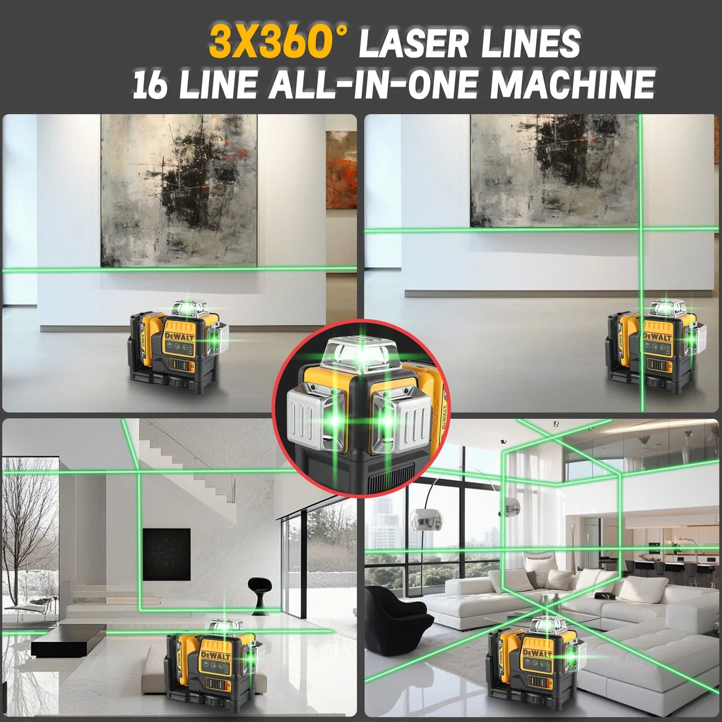 Dewalt 12V Laser 360 Level Tool