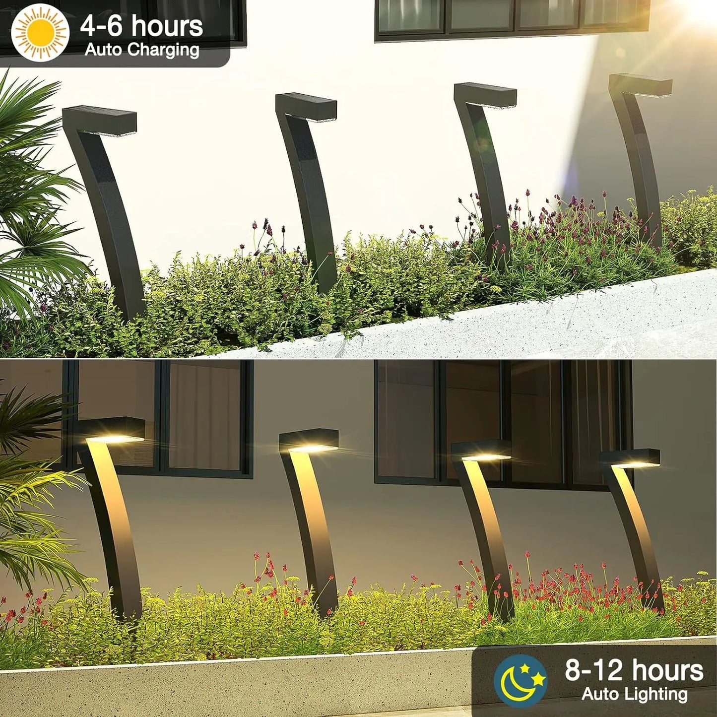 Bright Solar Outdoor Pathway Lights
